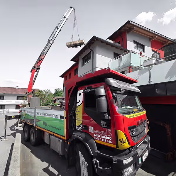 IVECO 3 Achser mit Ladekran für 10m Ausladung mit max. 1 Tonne